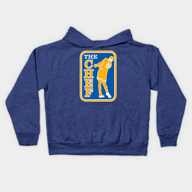 Steph Golf Swing Celebration Kids Hoodie by darklordpug